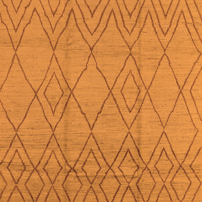 Solid Orange Modern Rug, urb1249org