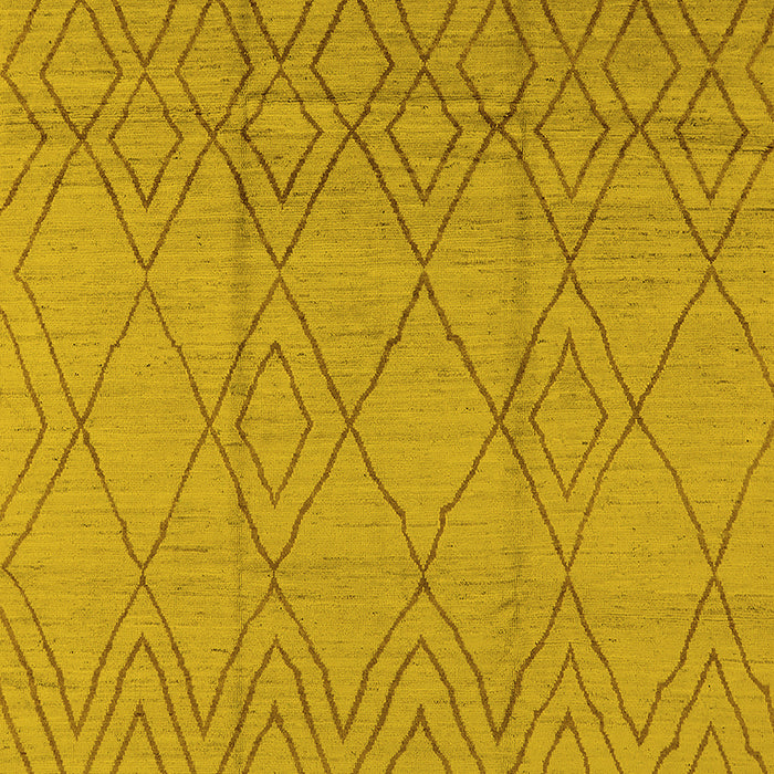 Solid Yellow Modern Rug, urb1249yw