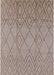 Mid-Century Modern Dark Almond Brown Solid Rug, urb1249