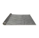 Sideview of Solid Gray Modern Rug, urb1249gry