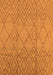 Machine Washable Solid Orange Modern Area Rugs, wshurb1249org