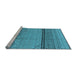 Sideview of Machine Washable Solid Light Blue Modern Rug, wshurb1250lblu