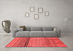 Modern Red Washable Rugs