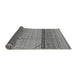 Sideview of Solid Gray Modern Rug, urb1250gry