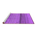 Sideview of Machine Washable Solid Purple Modern Area Rugs, wshurb1250pur