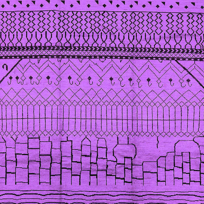 Solid Purple Modern Rug, urb1250pur