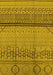 Solid Yellow Modern Rug, urb1250yw