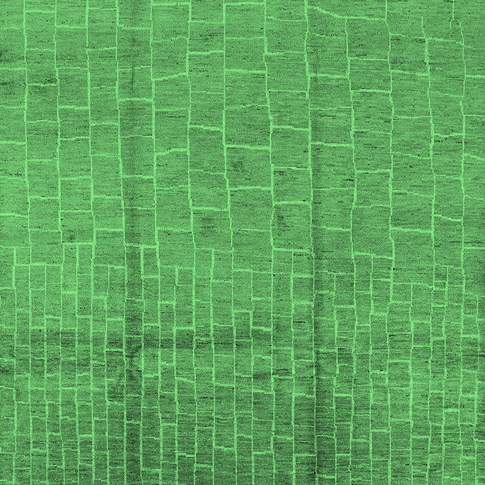 Solid Emerald Green Modern Rug, urb1251emgrn