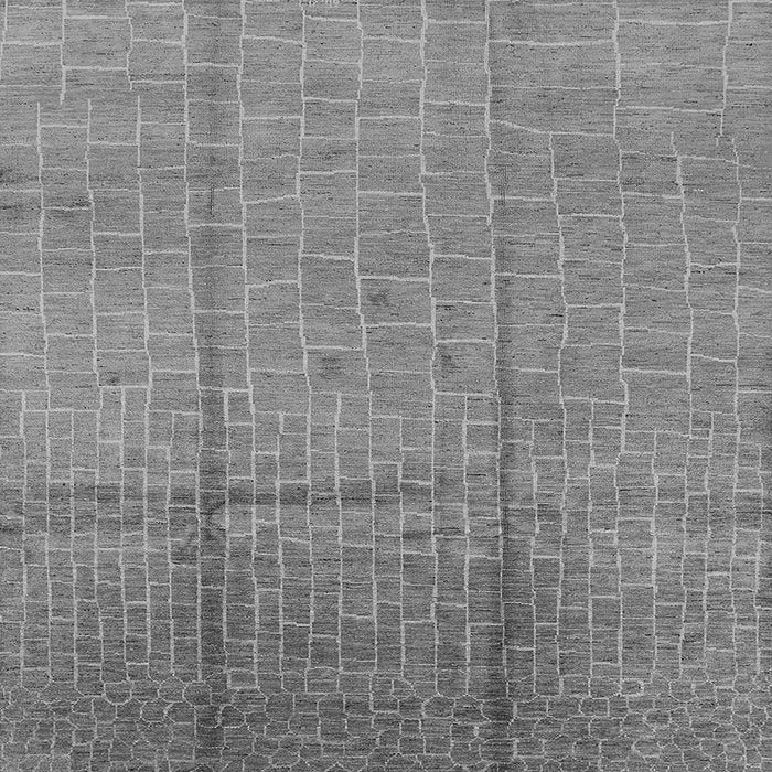 Square Solid Gray Modern Rug, urb1251gry