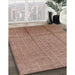 Machine Washable Industrial Modern Light Copper Gold Rug in a Family Room, wshurb1251