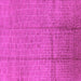 Square Solid Pink Modern Rug, urb1251pnk