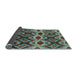 Sideview of Solid Light Blue Modern Rug, urb1252lblu