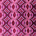 Square Machine Washable Solid Pink Modern Rug, wshurb1252pnk