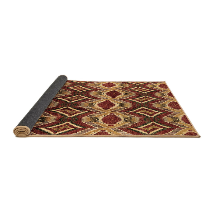 Sideview of Solid Brown Modern Rug, urb1252brn