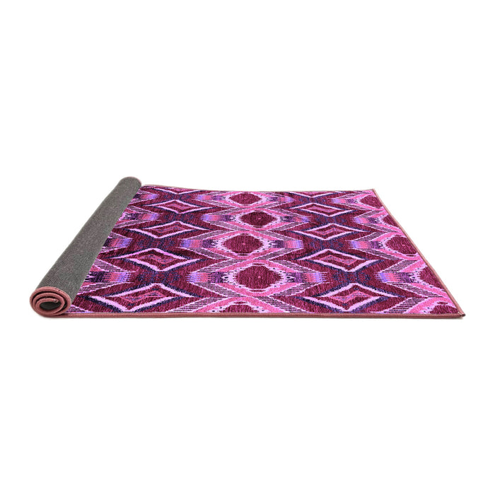 Sideview of Solid Purple Modern Rug, urb1252pur