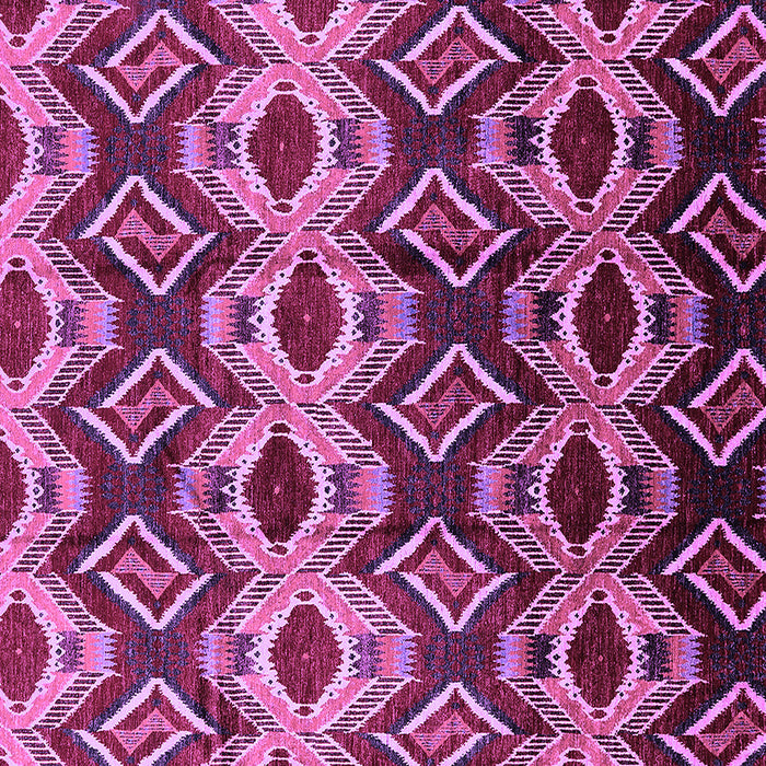 Square Solid Purple Modern Rug, urb1252pur