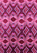 Machine Washable Solid Pink Modern Rug, wshurb1252pnk