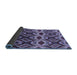 Sideview of Solid Blue Modern Rug, urb1252blu