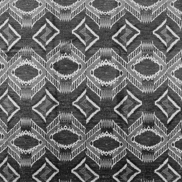 Square Solid Gray Modern Rug, urb1252gry