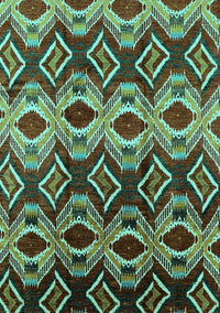 Solid Turquoise Modern Rug, urb1252turq