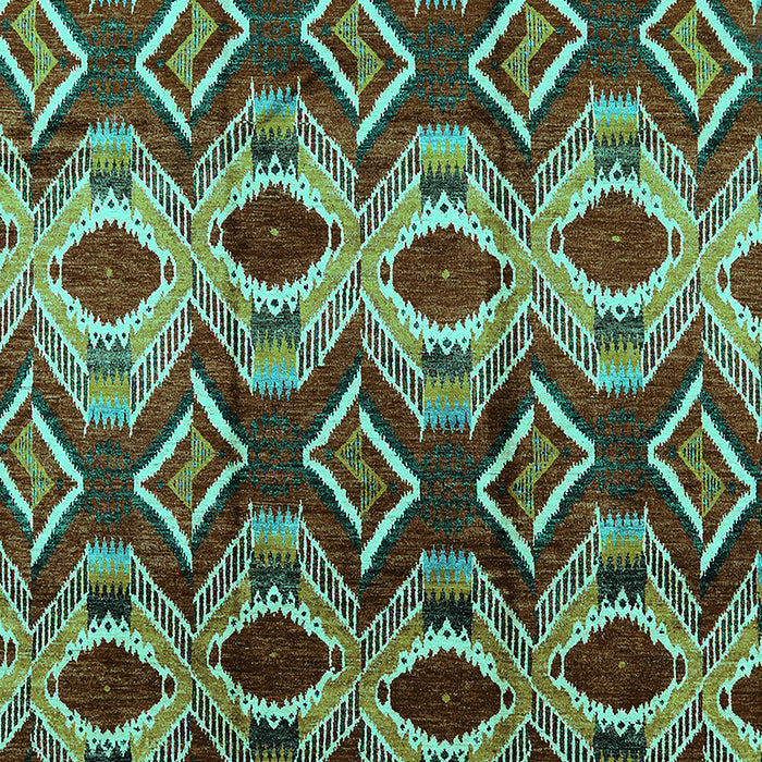 Solid Turquoise Modern Rug, urb1252turq