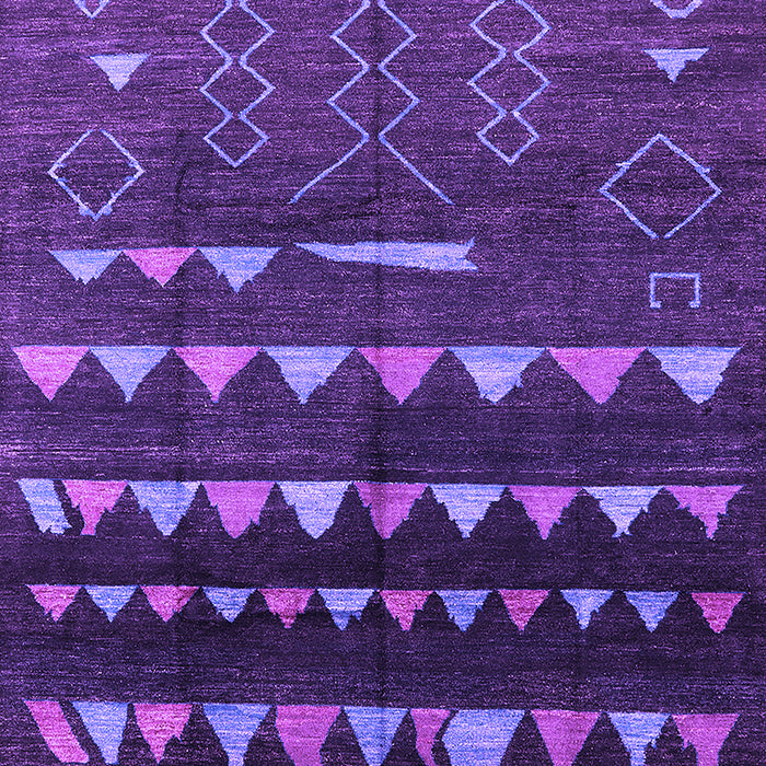Solid Purple Modern Rug, urb1253pur