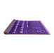 Sideview of Solid Purple Modern Rug, urb1253pur