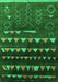 Solid Green Modern Rug, urb1253grn