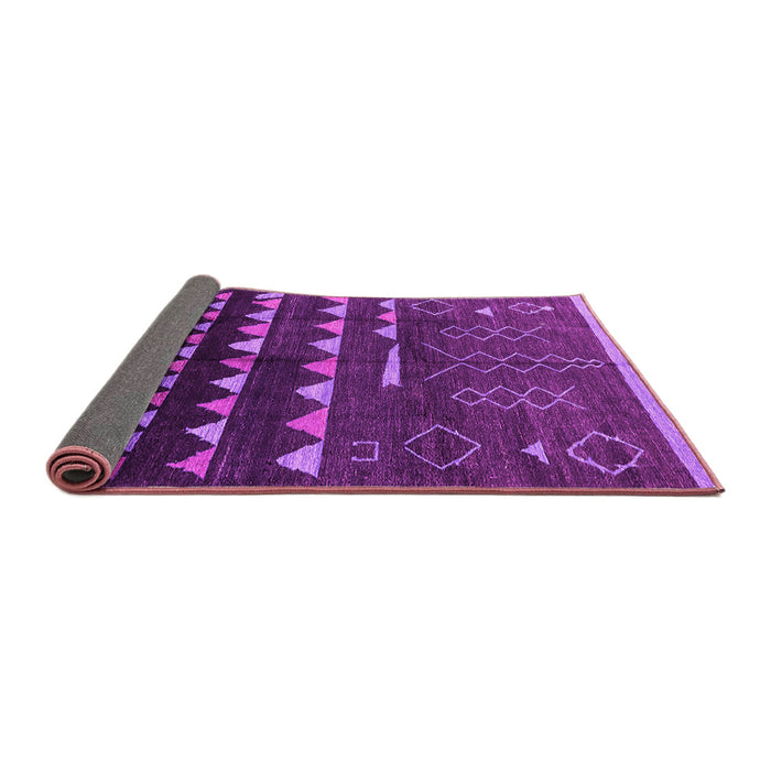 Sideview of Solid Pink Modern Rug, urb1253pnk
