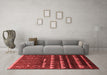 Modern Red Washable Rugs