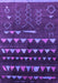 Machine Washable Solid Purple Modern Area Rugs, wshurb1253pur