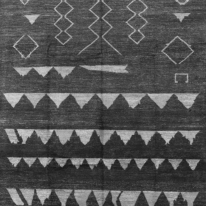 Machine Washable Solid Gray Modern Rug, wshurb1253gry