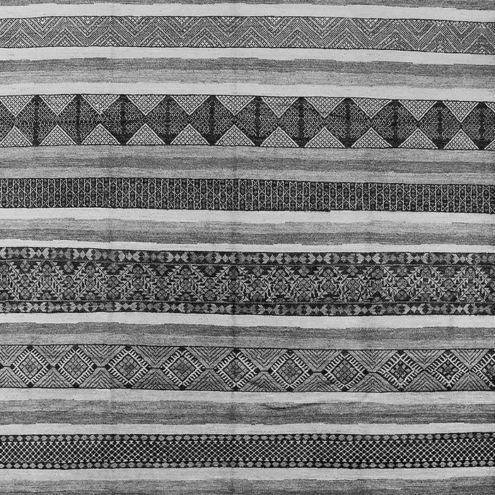 Machine Washable Solid Gray Modern Rug, wshurb1254gry