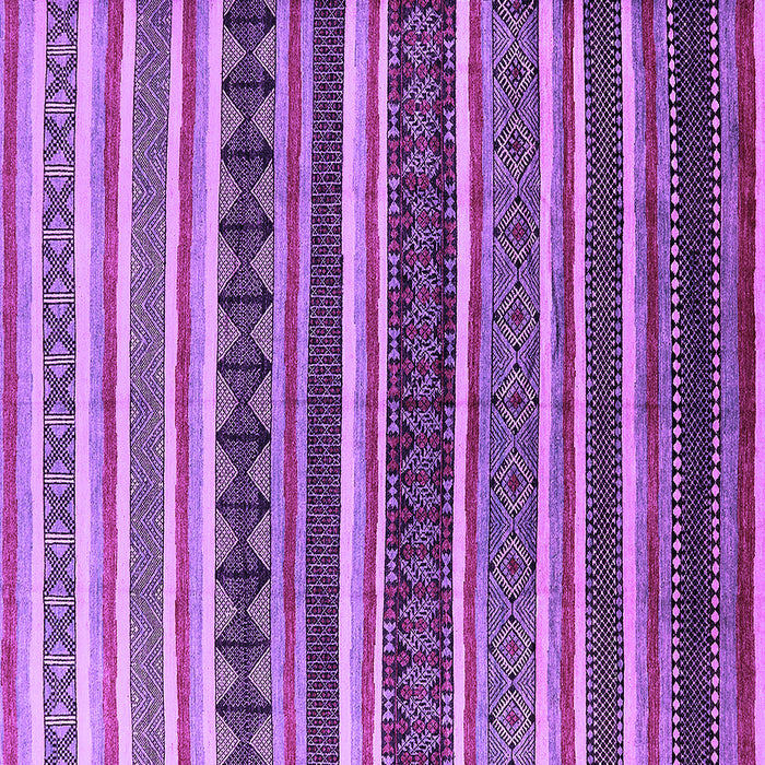 Square Solid Purple Modern Rug, urb1254pur