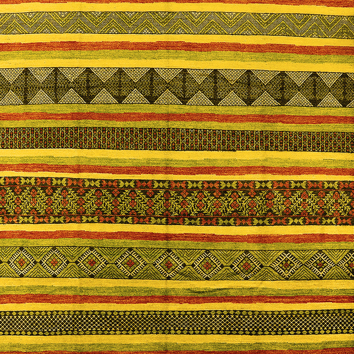 Solid Yellow Modern Rug, urb1254yw