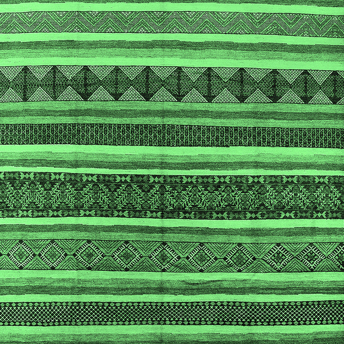 Machine Washable Solid Emerald Green Modern Area Rugs, wshurb1254emgrn