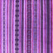 Square Machine Washable Solid Purple Modern Area Rugs, wshurb1254pur