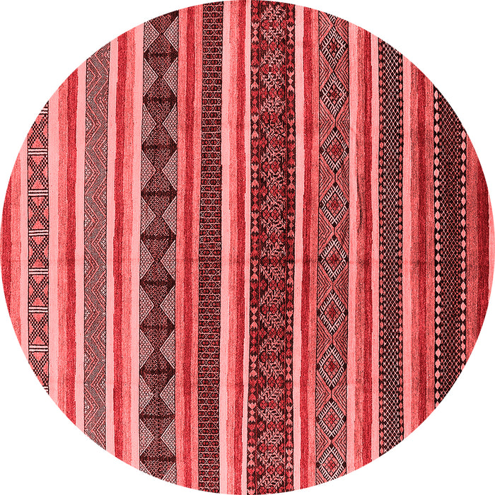 Machine Washable Solid Red Modern Rug, wshurb1254red