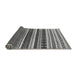 Sideview of Solid Gray Modern Rug, urb1254gry