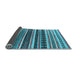 Sideview of Solid Light Blue Modern Rug, urb1254lblu