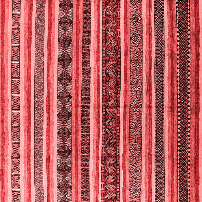 Machine Washable Solid Red Modern Rug, wshurb1254red