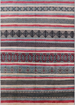 Mid-Century Modern Silver Pink Solid Rug, urb1254