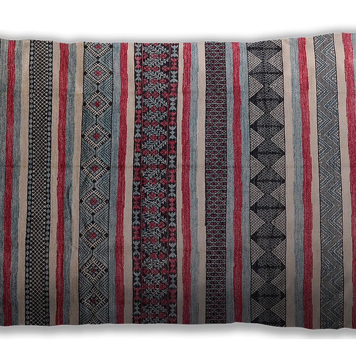 Mid-Century Modern Urban Silver Pink Lumbar Throw Pillow, 13 inch by 19 inch, lburb1254