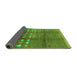 Sideview of Solid Green Modern Rug, urb1255grn