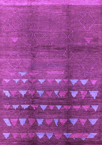 Solid Purple Modern Rug, urb1255pur