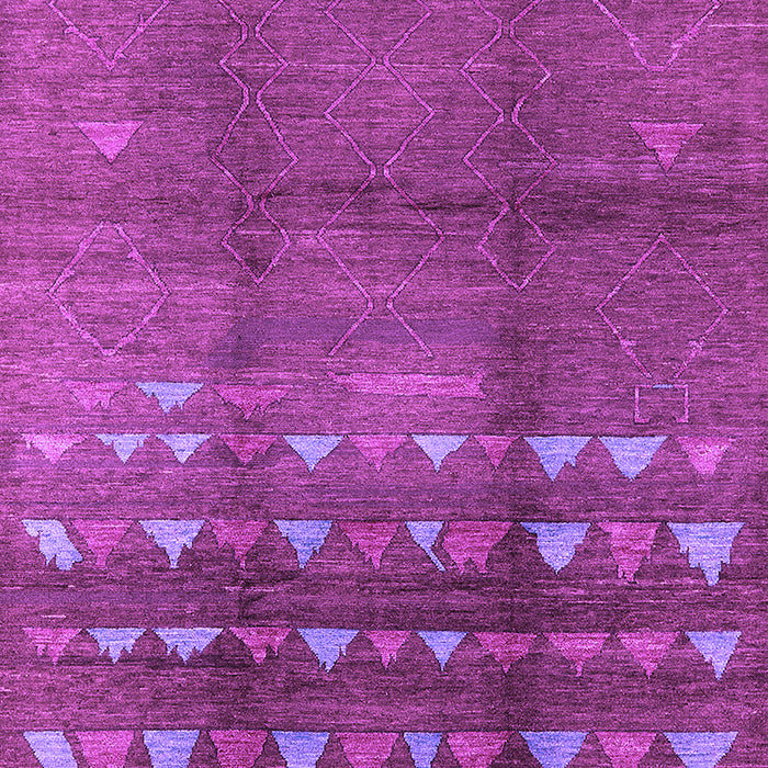Solid Purple Modern Rug, urb1255pur