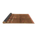 Sideview of Solid Brown Modern Rug, urb1255brn