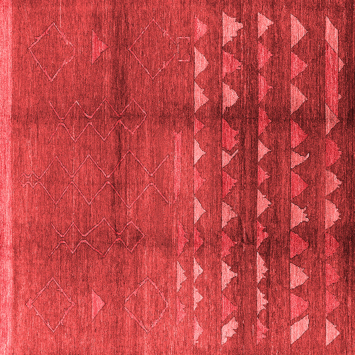 Solid Red Modern Rug, urb1255red