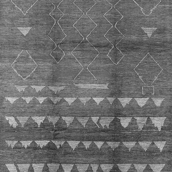 Solid Gray Modern Rug, urb1255gry