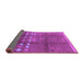 Sideview of Solid Purple Modern Rug, urb1255pur